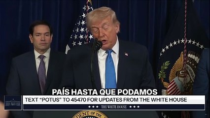 Trump promete dirigir la transición de Venezuela hacia la democracia
