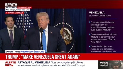 Capture de Nicolas Maduro: "Nous n'avons pas peur des répercussions", déclare Donald Trump