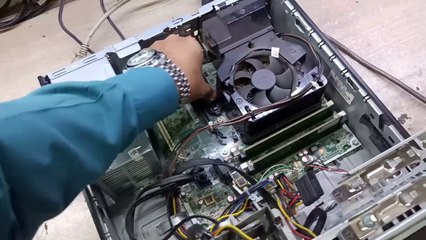 Hp EliteDesk 800 G2 Power Button light blinking - fan spinning - no display - issue