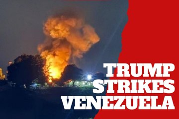US strikes Venezuela after Trump orders military action against Maduro