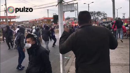 Disturbios a las afueras de Corabastos en el 21E