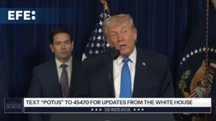 Trump: "El dictador Maduro finalmente ha sido derrocado en Venezuela, el pueblo es libre"