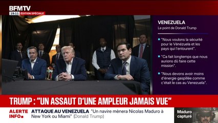 Maduro capturé: les images de Donald Trump pendant l'assaut à Caracas au Venezuela