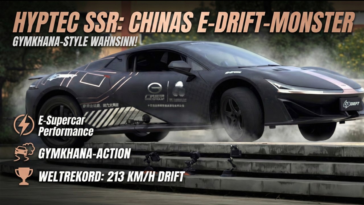 Chinas Antwort auf Gymkhana: Der HYPTEC SSR im ultimativen Stunt-Video