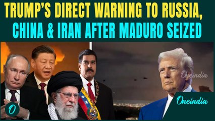 Trump’s DIRECT THREAT To Xi, Putin, Khamenei After Maduro CAPTURED! Mocks Their Support to Venezuela