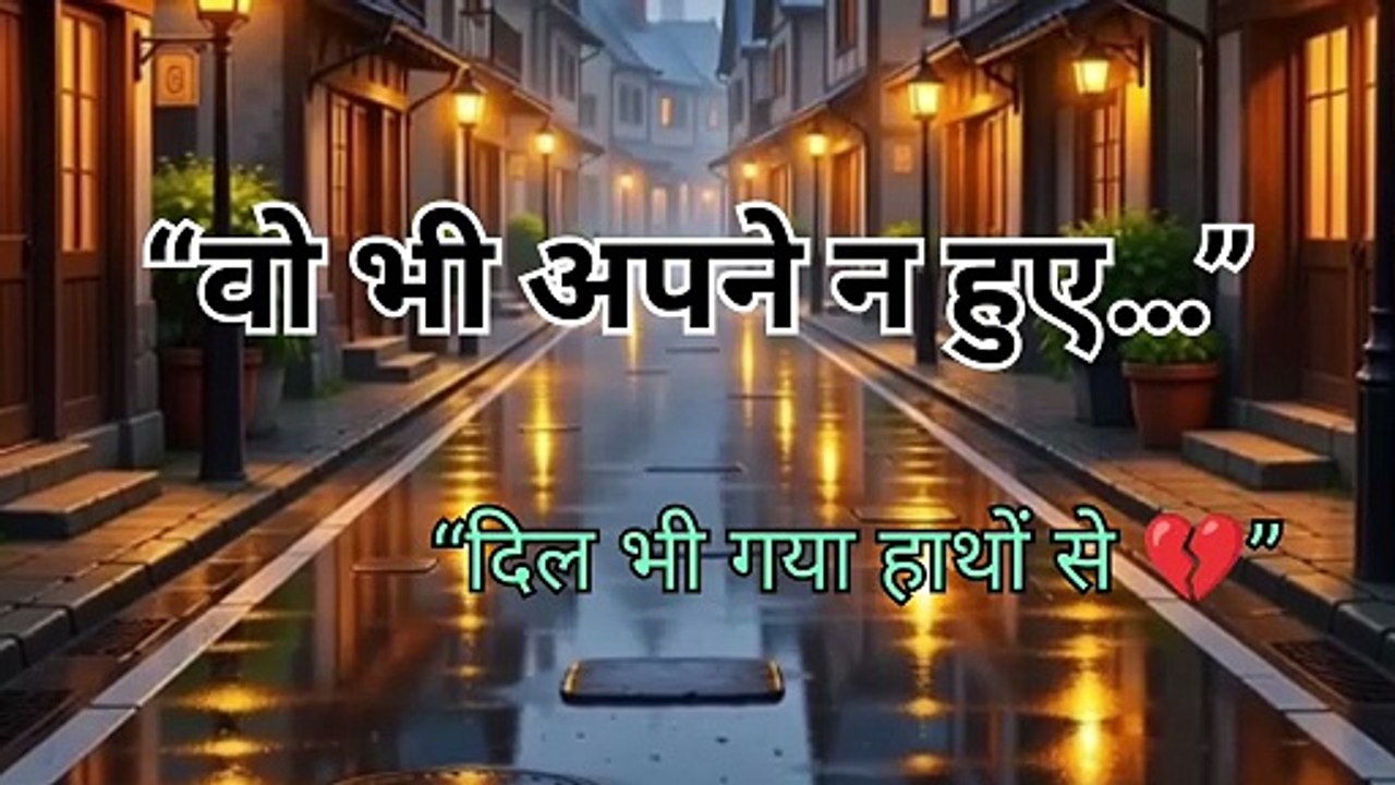 “वो भी अपने न हुए |2026 New song दिल छू लेने वाला दर्द भरा सैड सॉन्ग | Heart Touching Sad Song”