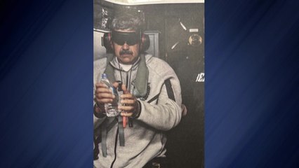 트럼프, 눈 가리고 수갑 찬 마두로 압송 사진 공개 / YTN