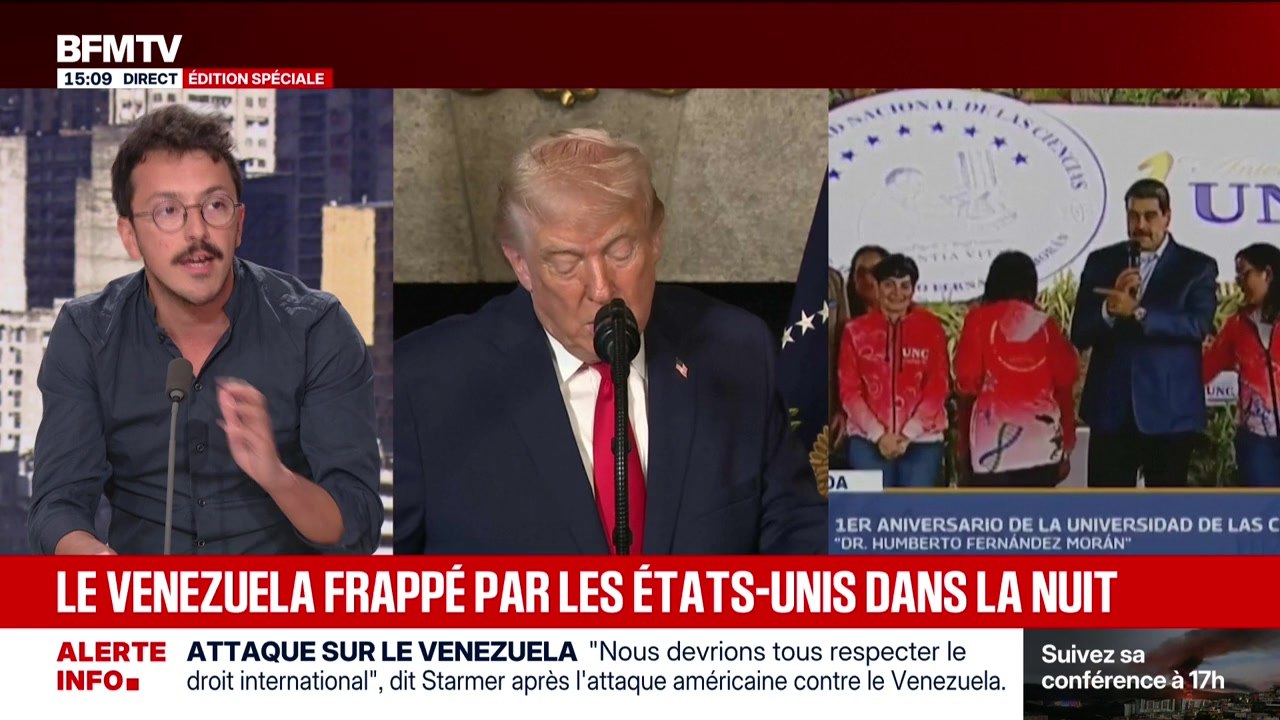 BFM Non-Stop du samedi 3 janvier - Edition spéciale : Le Venezuela frappé par les Etats-Unis dans la nuit