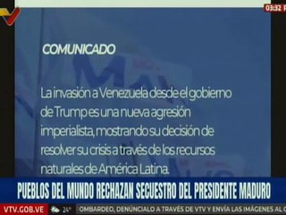 Movimiento Mayo condena ataques terroristas de EE. UU. contra Venezuela