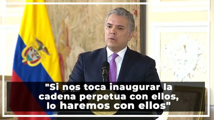 La cadena perpetua, sentencia de Duque a militares acusados de violar niña indígena