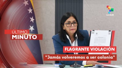 Venezuela denuncia agresión imperial del Gobierno de los Estados Unidos