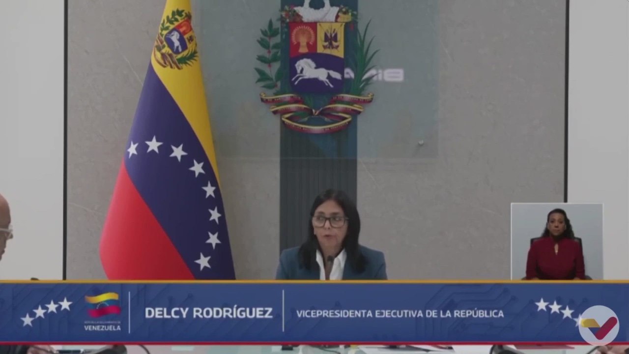 Delcy Rodríguez asegura que Venezuela se defenderá tras detención de Nicolás Maduro