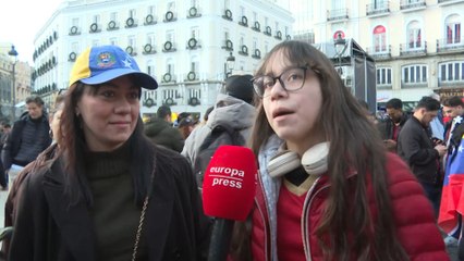 Venezolanos en la Puerta del Sol celebran la caída de Maduro