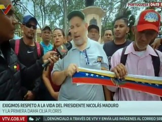 Habitantes del edo. Portuguesa rechazan la intervención de los Estados Unidos en contra de Venezuela