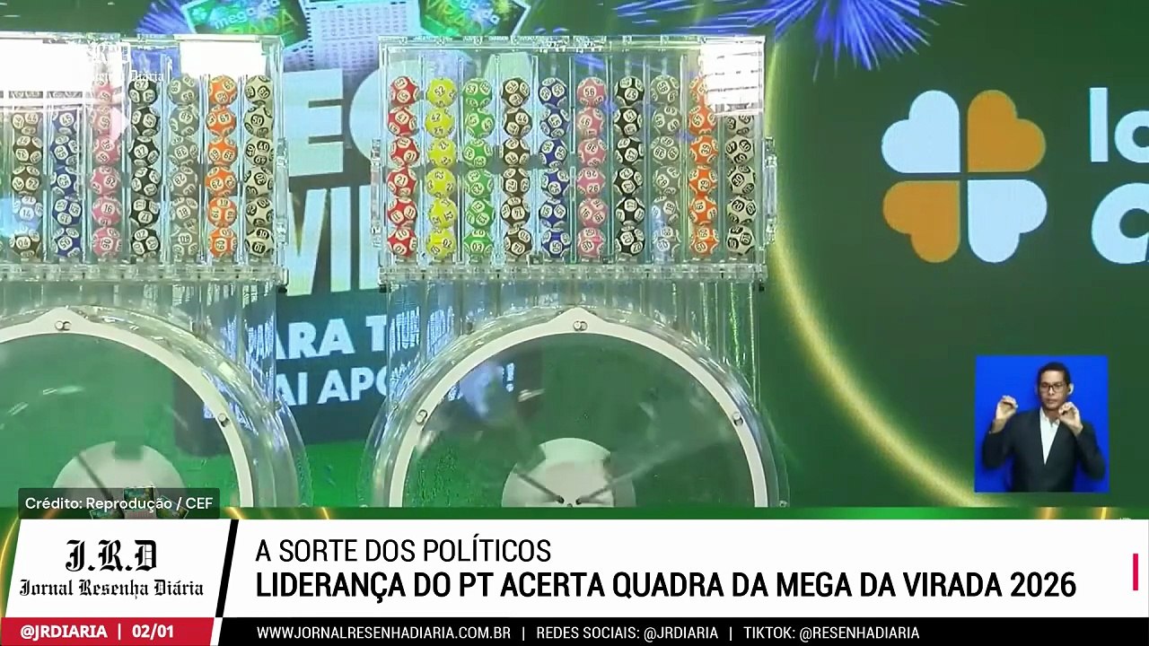 Liderança do PT acerta quadra na Mega da Virada 2026