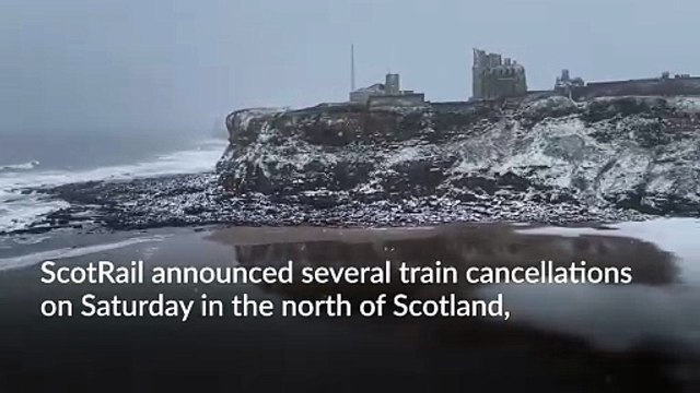 Travel disruption and freezing temperatures as snow and ice warnings hit UK
