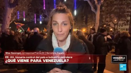 Informe desde Barcelona: manifestaciones contra operación de Estados Unidos y la captura de Maduro