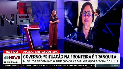 Governo do Brasil sobre ação dos EUA contra Venezuela: “Situação na fronteira é tranquila”