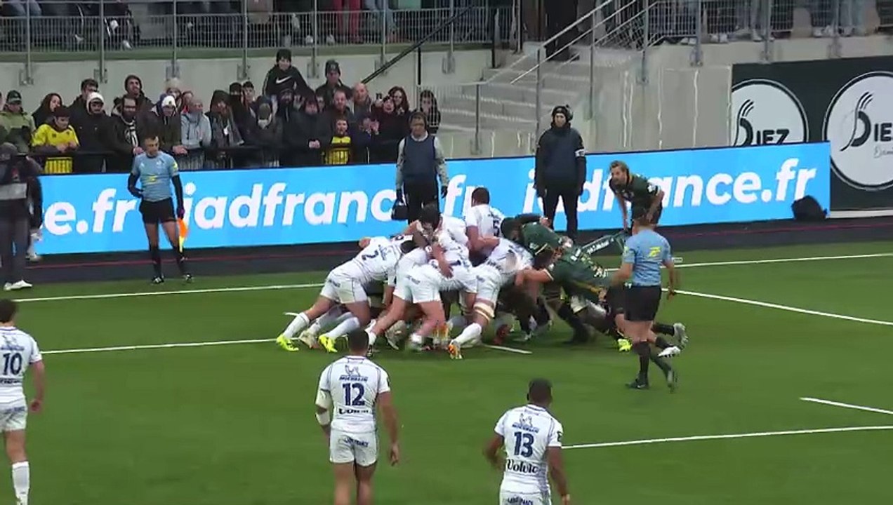 TOP 14 - Essai de Barnabé MASSA (ASM) - US Montauban - ASM Clermont