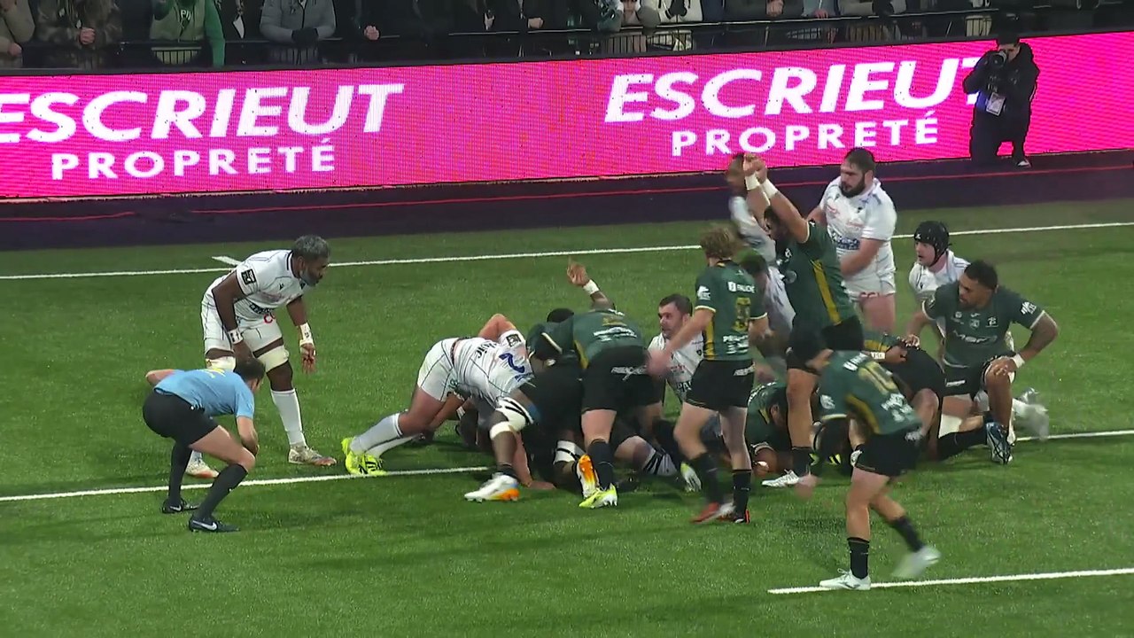 TOP 14 - Essai de Thomas BUE (USM) - US Montauban - ASM Clermont