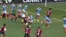 TOP 14 - Essai de Teddy THOMAS (ST) - USA Perpignan - Stade Toulousain