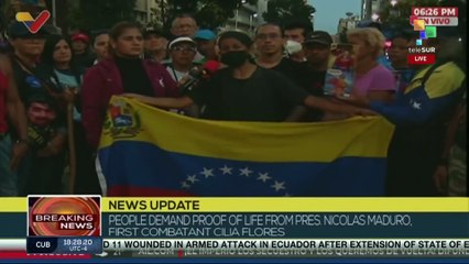 Venezuelan people denounce kidnapping of Pres. Maduro by U.S. govt.