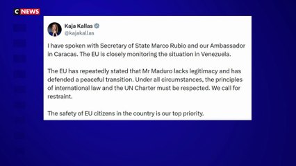 Capture de Nicolas Maduro au Venezuela : quelles réactions internationales ?