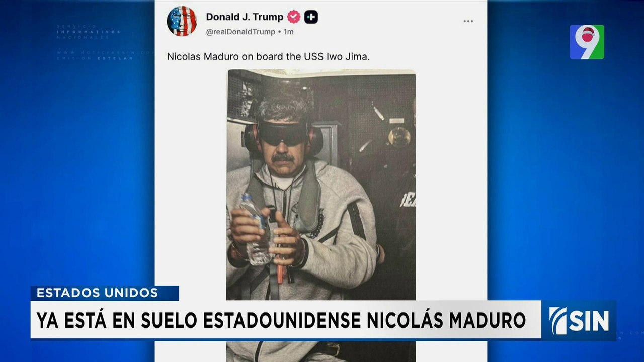 Maduro llega a Nueva York y será trasladado a una prisión federal | Noticias & Mucho MAS