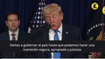 Donald Trump Venezuela es libre y Maduro se ha ido