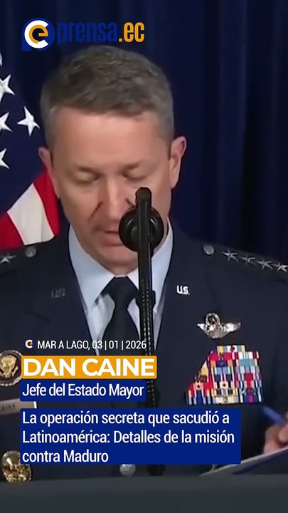 EE.UU. ejecuta operación militar en Venezuela para capturar a Nicolás Maduro