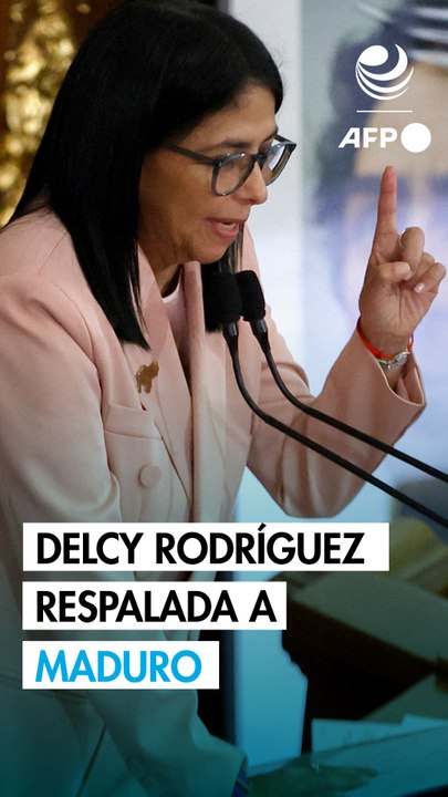 Maduro es el “único presidente de Venezuela”, dice su vicepresidenta Delcy Rodríguez