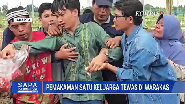 Isak Tangis Keluarga Iringi Pemakaman Ibu dan 2 Anak yang Ditemukan Tewas di Kontrakan Warakas