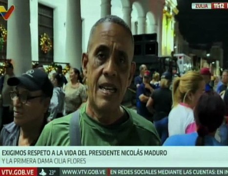 Zulianos inician vigilia permanente en respaldo al presidente Nicolás Maduro