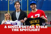 Josh Allen gets a close look at Paul Skenes’ transformation with Olivia Dunne in attendance