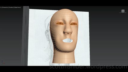Flame: 3DS MAX Practice Polygon Modeling Head Model Video #96 (01-04-2026)