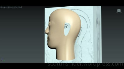 Flame: 3DS MAX Practice Polygon Modeling Head Model Video #101 (01-04-2026)