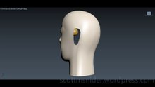 Flame: 3DS MAX Practice Polygon Modeling Head Model Video #102 (01-04-2026)