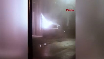 Kağıthane'de ısınmak için girdiği otomobilde çıkan yangında hayatını kaybetti