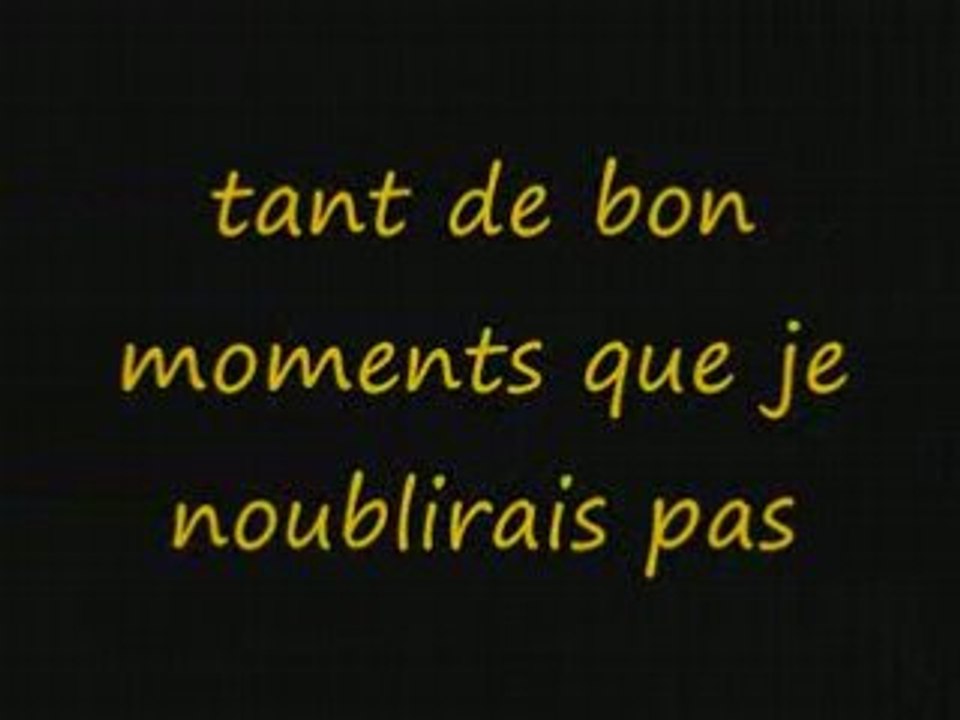 L'amitier video mon coeur