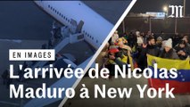 Les images de l’arrivée du président vénézuélien, Nicolas Maduro, à New York