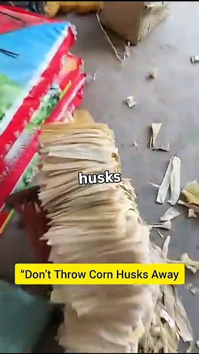 “Don’t Throw Corn Husks Away — Look What They Can Do!”#CornHusk #LifeHacks #VillageCreativity #DIYIdeas #RecyclingIdeas #SmartVillage #UnexpectedUses #SatisfyingVideo