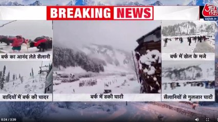 सिक्किम और जम्मू कश्मीर में भारी बर्फबारी