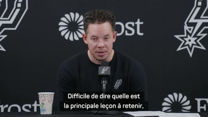 Spurs - Sans Wembanyama, Johnson regrette le début de match loupé face à Portland