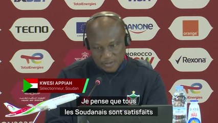 Soudan - Appiah après la défaite contre le Sénégal : “Nous avons fait de notre mieux”