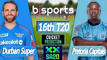 SA20 2025-26 |  Pretoria Capitals vs Durban Super Giants 16th T20 Match Preview |