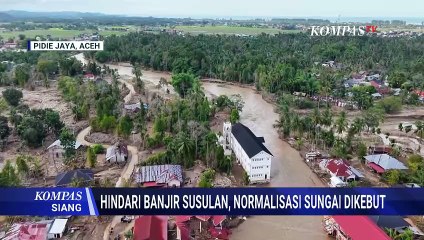 Antisipasi Banjir Susulan, Normalisasi Sungai Meureudu di Pidie Jaya Dikebut dengan Usaha ini