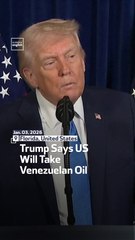 Trump Says US Will Take Venezuelan Oil