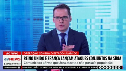 Reino Unido e França lançam ataques conjuntos na Síria