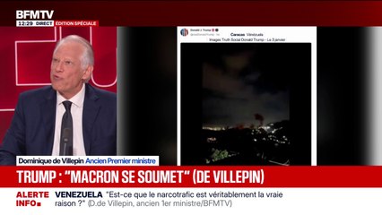 Venezuela: pour Dominique de Villepin, Emmanuel Macron "a préféré ne pas surréagir puisqu'il a craint à un moment donné d'irriter Trump"