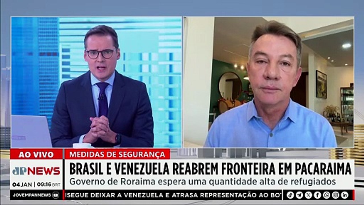 Brasil e Venezuela reabrem fronteira em Pacaraima; governador de Roraima comenta